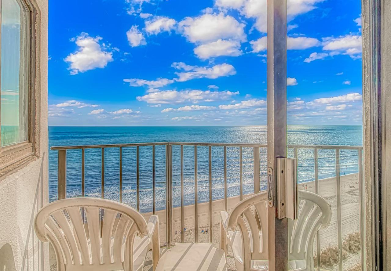 Angled Oceanfront Studio With Incredible Views! Palace Resort 1003 - Sleeps 4 Guests 미를 비치 외부 사진