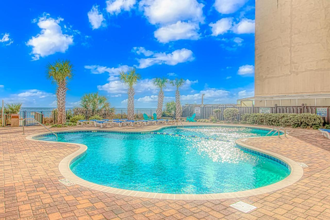 Angled Oceanfront Studio With Incredible Views! Palace Resort 1003 - Sleeps 4 Guests 미를 비치 외부 사진